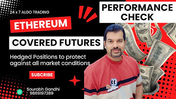 Covered Futures 24 x 7 Crypto Algo Trading Performance Check | Sourabh Gandhi | Delta Exchange