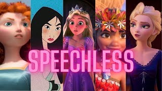 SPEECHLESS | DISNEY MULTI PRINCESSES | CINDERELLA | MOANA | RUPUNZEL | MERIDA | MULAN | DisneyWorld