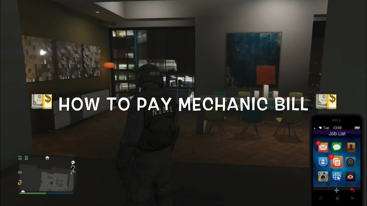 how to pay your mechanic bill in gta 5