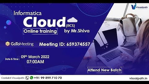 Informatica Intelligent Cloud Services Online Training Session 01 by Visualpath