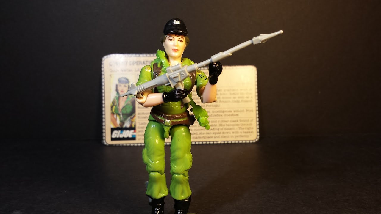 ビンテージ GIJOE アドベンチャー レディエーション・ディティクション HCC788 - 1985 Covert Operations LADY JAYE - Vintage G. I.