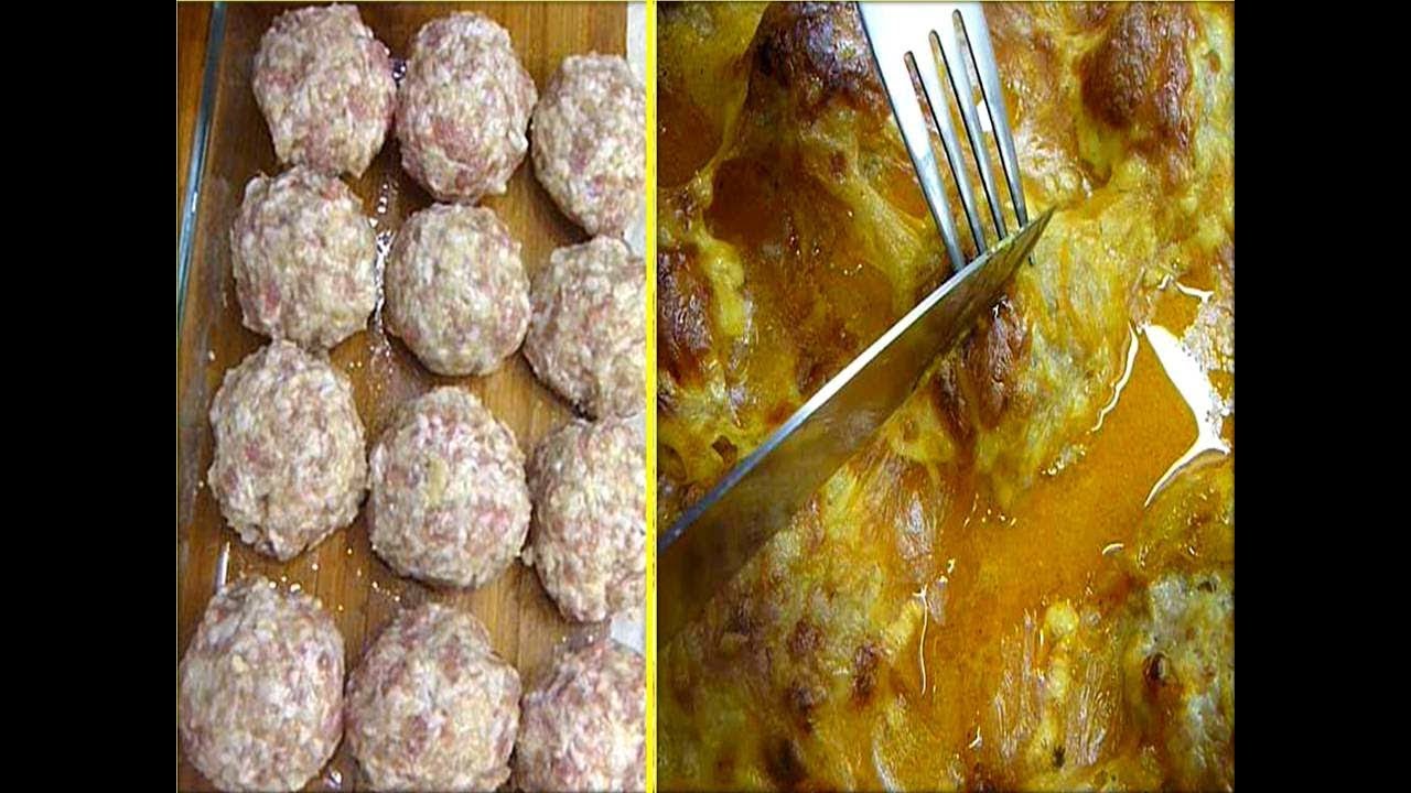 ТЕФТЕЛИ В ДУХОВКЕ С СОУСОМ 