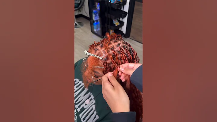 Ginger boho bob knotless braids. #bohobob #bohobraids #bohoknotlessbraids