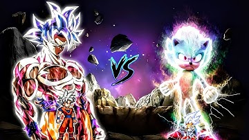 Epic🤩 | Goku DBS V3.5 OP (all form) VS Sonic Chaos OP (all form) in Mugen