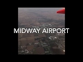 SOUTHWEST AIRLINES 737-800 landing at Chicago midway airport (MDW)