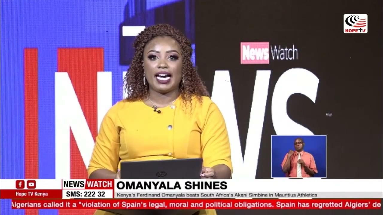 Kenya's Ferdinand Omanyala beats South Africa's Akani Simbine in