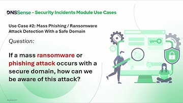 Security Incident Use Case #2 - Mass Phishing / Ransomware Attack Detection With a Safe Domain