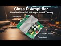 Class D Amplifier 200+200 Watt Full Wiring &amp; Sound Testing 🔊 | SMPS, Speaker, Bluetooth Complete