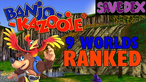 Banjo-Kazooie ALL 9 Worlds RANKED