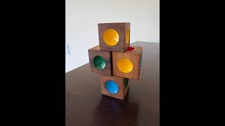Can AI find all the ways to stack four blocks