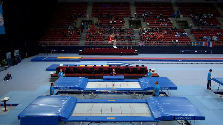 Jessica Stevens - Trampoline - Routine 2 - 2017 Wo...