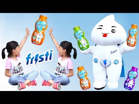 Trái Đất Xanh Sạch Đẹp – Bé Bảo Vệ Môi Trường Cùng Anh Hùng Sữa Và Fristi ❤ AnAn ToysReview TV ❤