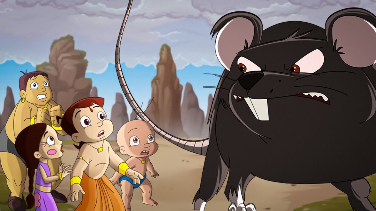 Chhota Bheem - Scary Big Mouse | Fun Comedy Videos | Cartoon For Kids in Hindi