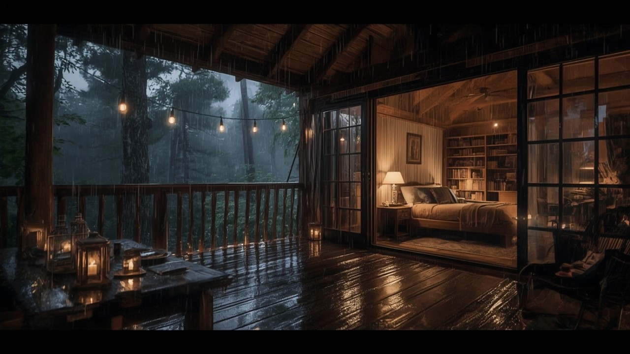 Quiet Night Rain in the Forest 🌲 | Natural Sounds for Better Sleep