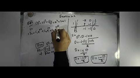 Exercise 10.2 Lecture#7 Mathematical Methods by S.M.Yousaf BA/BSC/ADP Science Mathematics