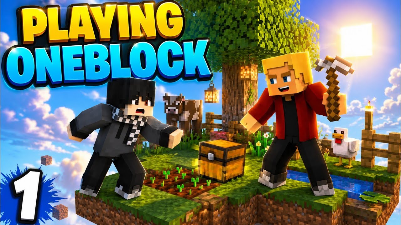 Starting A New Series Of Oneblock With My Brother #minecraft #game # ...
