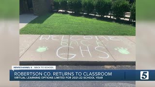 Robertson County students return to classroom Wednesday
