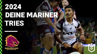 NRL Highlights | NRL 2024 | Deine Mariner's Try-Scoring Season