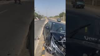 Toyota Corolla Grande Accident 😢#grande #car #modifiedcars #modified #carlover #carstatus #cars