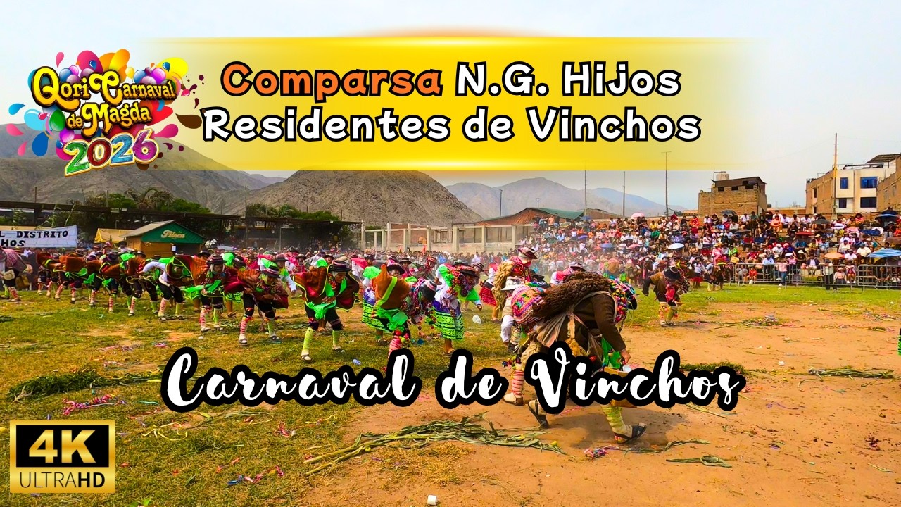 Comparsa N.G Hijos Residentes de Vinchos / Carnaval de Vinchos - Qori Carnaval de Magda 2026
