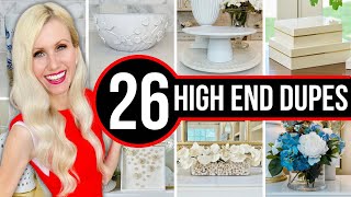 TOP *26* BEST HOME DECOR DUPES! HIGH END LOOK FOR LESS!