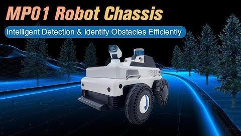 MP01| Foxtechrobot Robot Chassis Intelligent Detection & ldentify Obstacles  Showing
