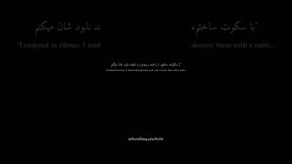 در سکوت خودمو ساختم...