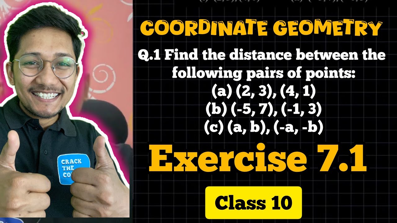 Geometry L Coordinate Geometry l Ex. 7.1 Question 1 | NCERT - YouTube