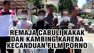 Remaja Cabuli Kakak dan Kambing karena Kecanduan Film Porno, Bergiliran dengan Ayah dan Kakak Tertua