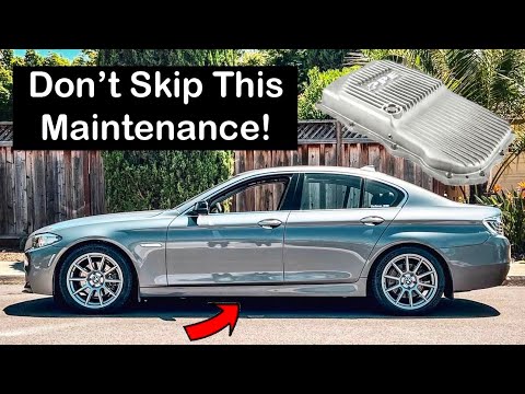 BMW ZF 8-Speed Transmission Fluid Change DIY Drain and Fill PPE High Capacity Oil Pan Mod F10 528i