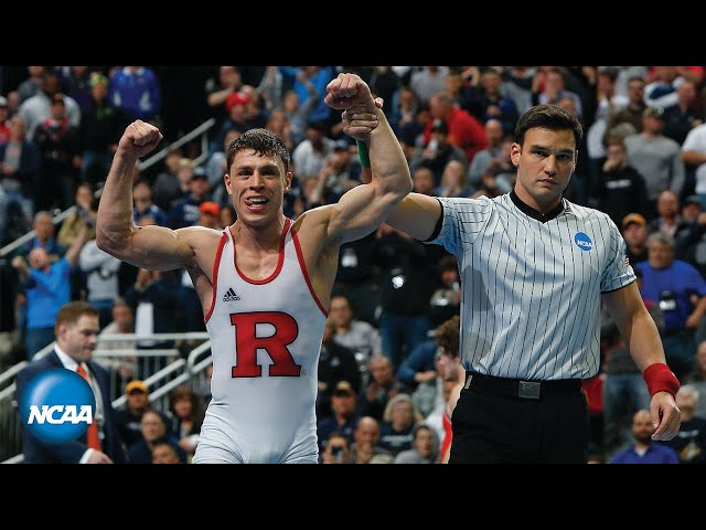 NCAA Wrestling Championships 2019: Rutgers' Nick Suriano pins way