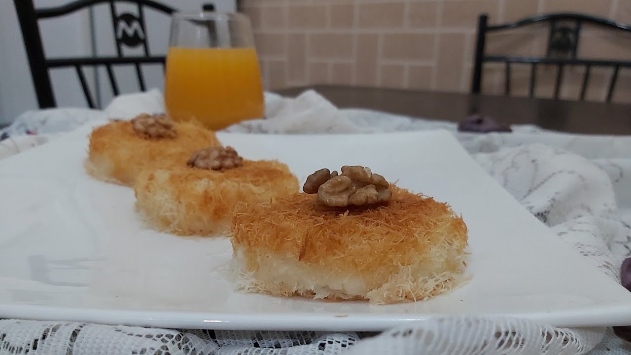 كنافة بكريمة الجبن😋😋😋  /الجزء الثاني