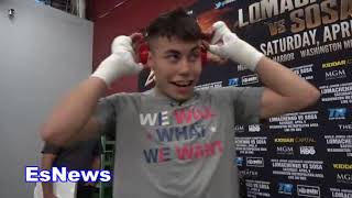 marc castro on sparring vasyl lomachenko EsNews Boxing