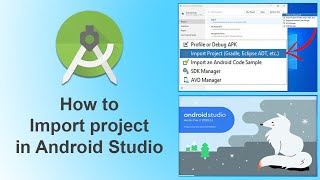 Как импортировать проект приложения в Android Studio | Учебное пособие по Android-студии