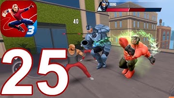 Spider Fighter 3 Gameplay Walkthrough Part 25 - Hulk Red (iOS, Android)