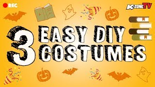 3 Last Minute Costume Ideas | DIY Halloween & Book Week | K-Zone TV