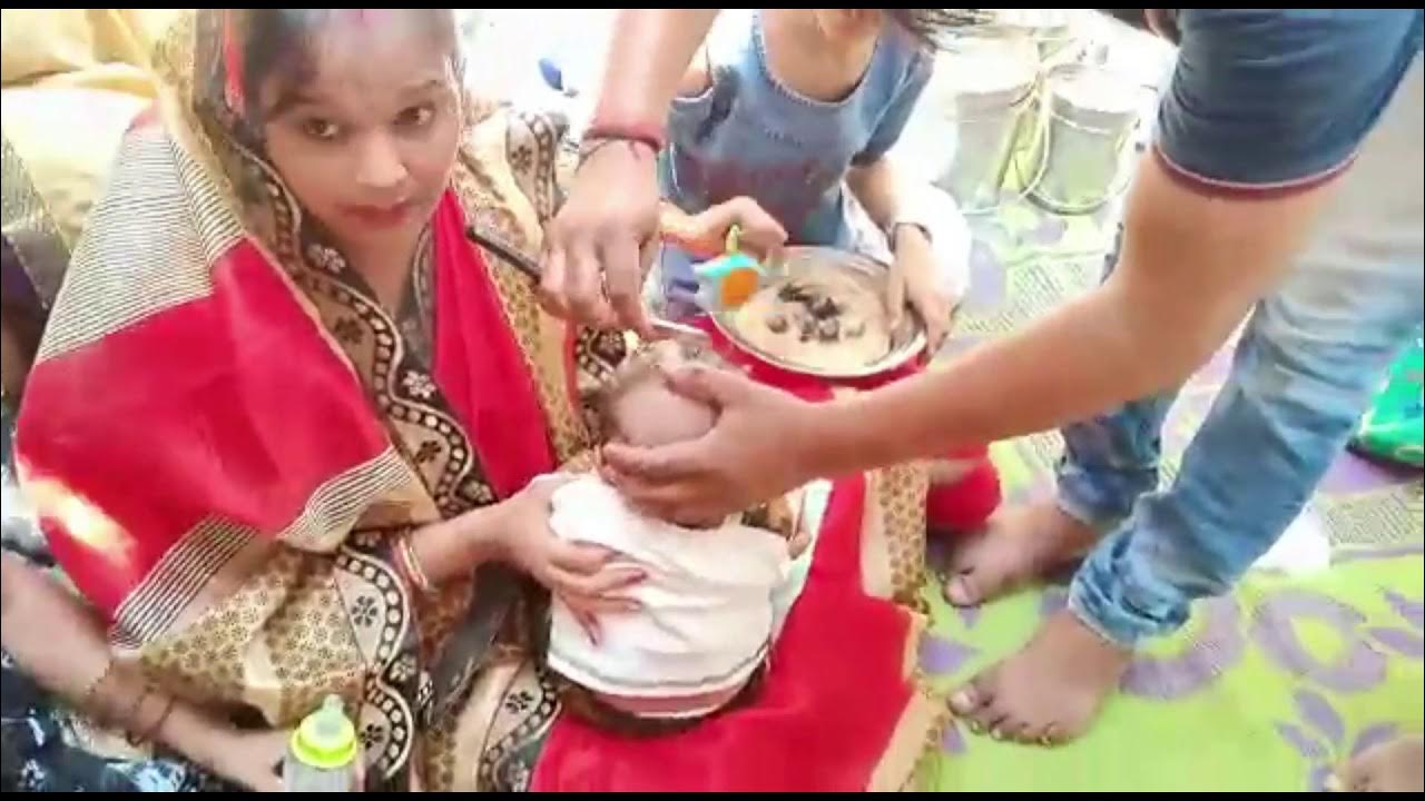 Baby Mundan Ceremony, Baby Mundan, Baby ka Mundan, 5 month Baby Mundan