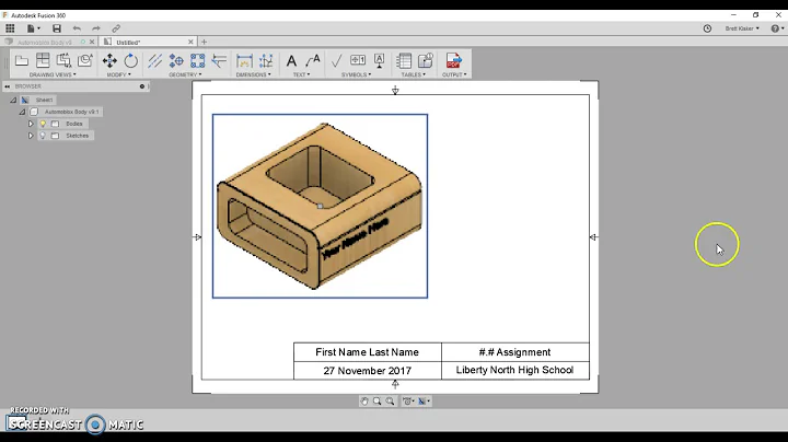 PLTW IED 5.2b - Drawing Files and PDFs in Fusion 360