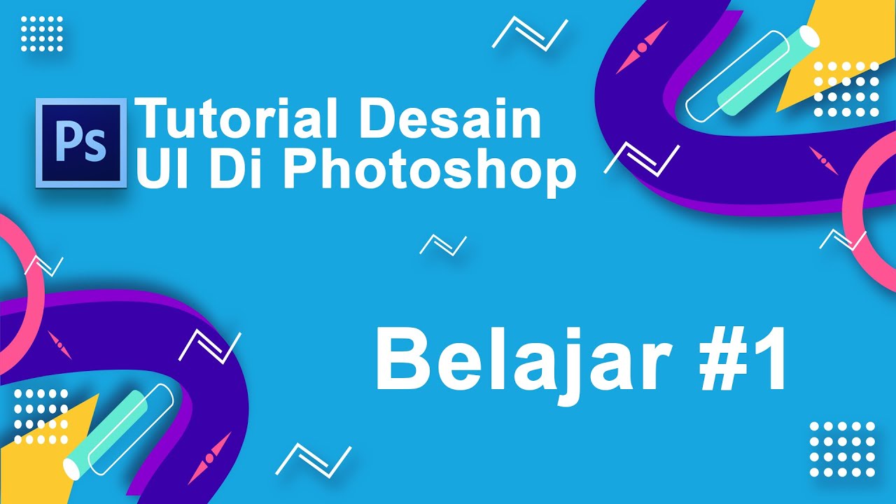 Tutorial Desain  UI Website di  Adobe Photoshop  Belajar  1 