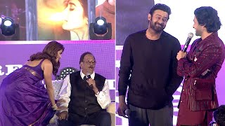 Krishnam Raju Making Hilarious Fun With Pooja Hegde | Prabhas | Radhe Shyam Pre Release Event