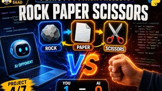 I Built Rock Paper Scissors in Python 🎮 | Python Project 4/7