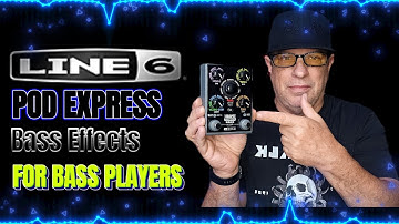 Line 6 POD Express Bass Effects Pedal THE PERFECT TOOL FOR BASS PLAYERS