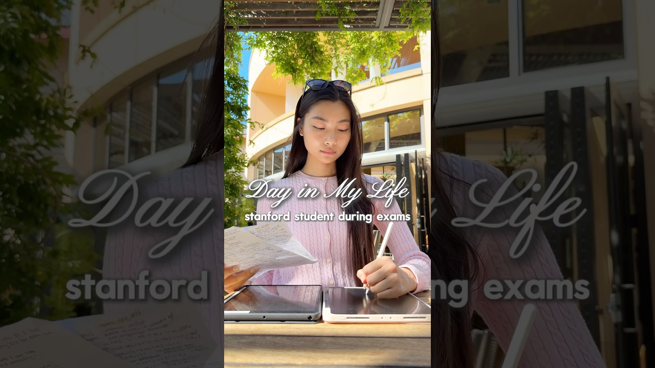 Day in the Life of a Stanford Student During Exams 🌟 #college #studywithme #productivity #studytips