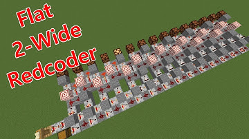 minecraft 2-Wide Redcoder (Flat)