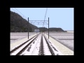 RailSim オリジナル路線の前面展望 上り8倍速