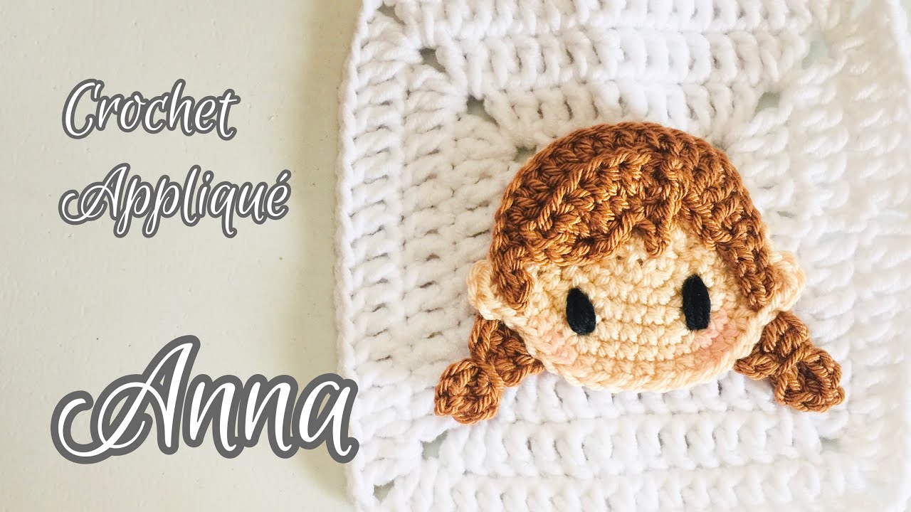 Anna | Crochet Disney Princess Appliqué