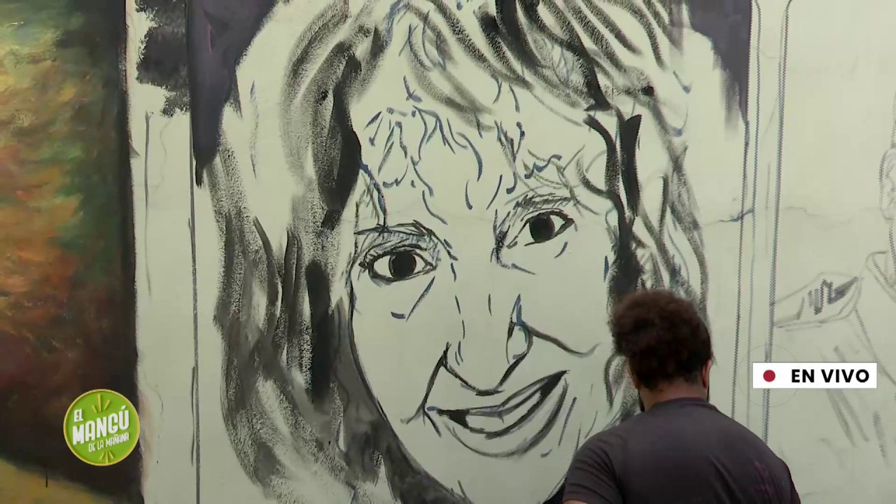 El Mangú de la Mañana | Junta de Vecinos impulsa el arte urbano: un mural en honor a Laura Guzmán