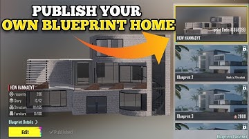 how to publish your own blueprint of my home in Pubg mobile ✓ | Blueprint Pubg home ✓ my home event