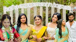 Hospete alli engagement 🥹❤️||racchunaveenvlogs||