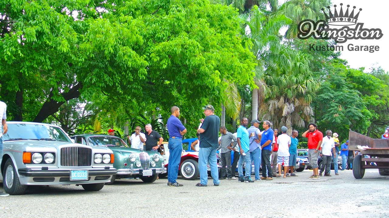 Jamaica Classic Car April 2017 Meet Toyota Century V12, Jaguar Mark2